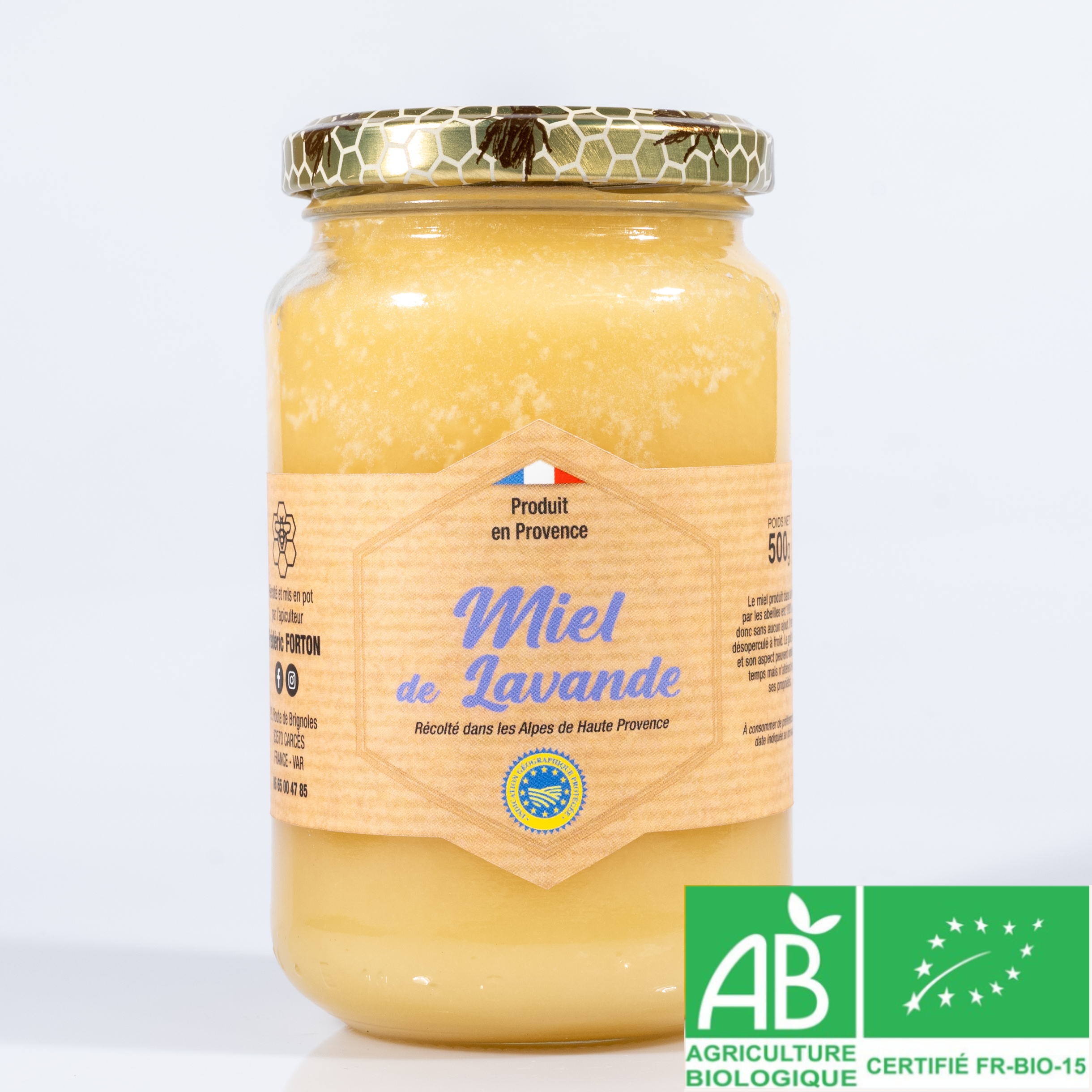 miel de lavande dur cristallisé provence bio miel de lavande dur cristallisé provence bio