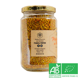 pollen sec de fleurs bio
