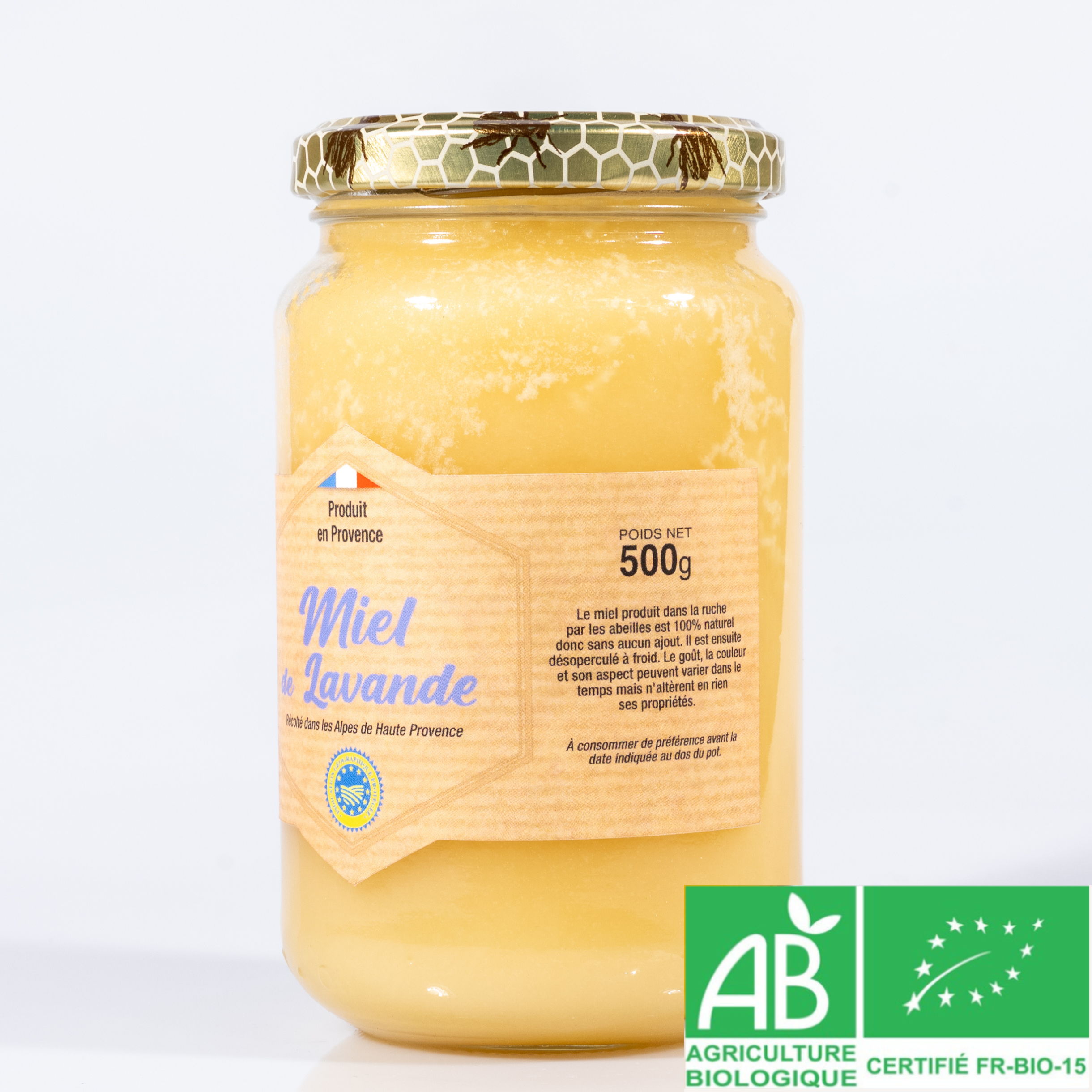 miel de lavande dur cristallisé provence bio miel de lavande dur cristallisé provence bio